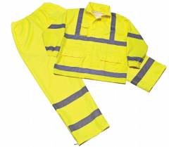Lime/yellow Ansi Class 3 Rain Suit