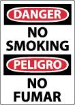 Danger No Smoking 10x14"