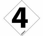 #4 DECAL for NFPA label 6
