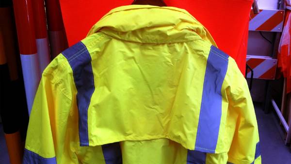 Class 3 Hi-Vis Contrast Rain Traffic Jacket Yellow/Black bottom #4