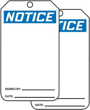 Notice Tag - 5/pk